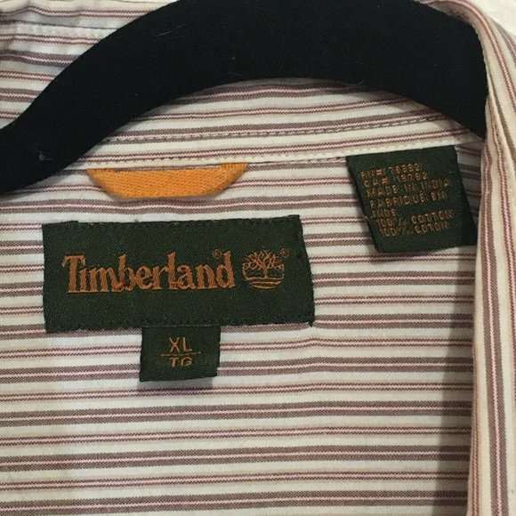 Timberland Striped Men's Button Up Long Sleeve XL - Picture 3 of 7